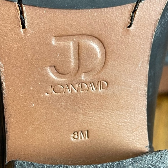 Joan And David Reilly black leather riding boots size 8M - Picture 9 of 10